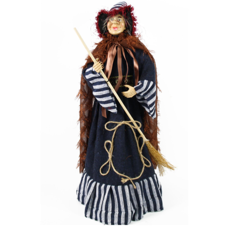Pupazzo befana con luci e suoni 60 cm