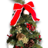 Albero di Natale Verde - 80 cm - Decorazione Pigne e Sfere - CEN-88043