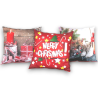 Cuscino Poliestere - Decorazioni Natalizie - 40 cm - 3 Mod. Assortiti - AC-13752