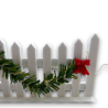 Steccato Recinzione in Legno con Luci Accessori presepe 16 cm x h. 5,5 cm