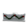 Steccato Recinzione in Legno con Luci Accessori presepe 16 cm x h. 5,5 cm