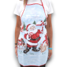 Set Completo Natalizio Cucina e Tavola Con Scatola Regalo in Poliestre - 4 Presine, 2 Guanti, 2 Grembiuli, 1 Tovaglia