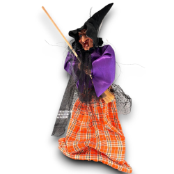 Befana con Luci e Suoni - 70 cm