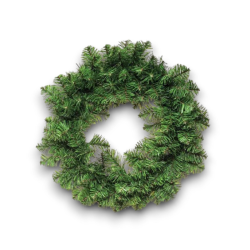 Ghirlanda Natalizia Verde per Porta dietroporta da Ø 25 cm con 90 Punte