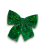 Fiocco Laminato Rombi Verde  - 22 Cm