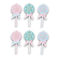 Set 6 Chupa Chups in Legno...