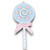 Set 6 Chupa Chups in Legno Colori Pastello - 13 Cm