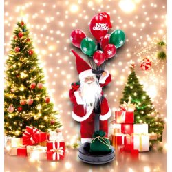 Star - Babbo Natale con Palloncini - 80 cm - 106882