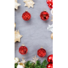 Star - 20x Palla in Vetro - Rosso - 6 cm - 105789