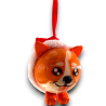 8 Palline con Cappello e Orecchie - Cani e Gatti - 8 Cm