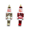 6 Appendini Soldatino, Caramella e Fenicottero - Oro e Rosso - 11 cm - FA-30600