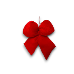Fiocco in velluto - Rosso - 25x34 cm