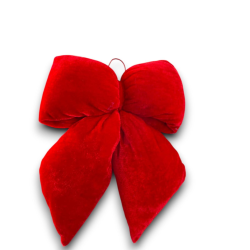 Fiocco in velluto - Rosso - 25x34 cm