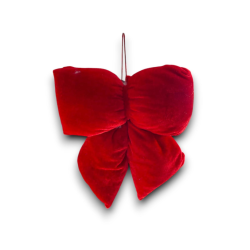 Fiocco in velluto - Rosso - 25x34 cm