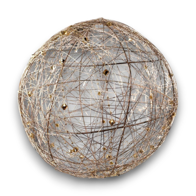 Sfera con Luci Led Oro - 30 cm
