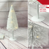 ALBERO CON LUCI LED . 40 CM - BIANCO