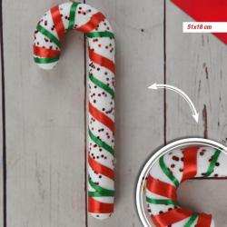 CANDY CANE IN POLISTIROLO - 51 CM