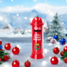 Christmas Cassetta Postale Cilindrica per Letterina di Babbo Natale 55 cm