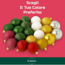 Set 12 Palline Assortite -...