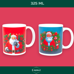 Tazzone Natalizio - Babbo Natale - 4 ass. - 325 ml