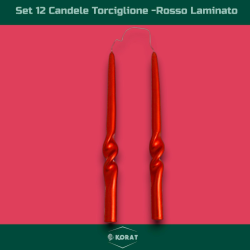 Set 12 Candele Torciglione...