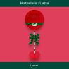 Cintura Babbo Natale in Latta con Luci - 51 cm