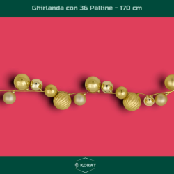 Ghirlanda 36 Palline  - 170...
