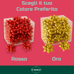 Set 50 Coccarde Oro - 5x5 cm - 10 mm