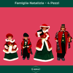 Famiglia Natalizia set da 4...