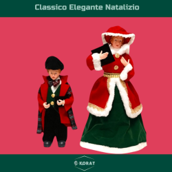 Famiglia Natalizia set da 4 Statuine  - 30/45 Cm