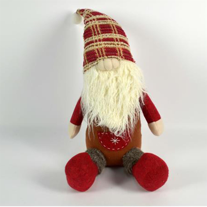 Babbo Natale Gnomo Fermaporta - 45 cm