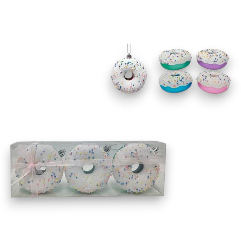 SET 3 PEZZI CIAMBELLA 8 CM COLORI MISTI -  XNA22023731