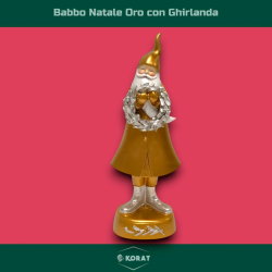 Babbo Natale con Ghirlanda...