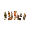 Presepe Natività Elegante con 11 soggetti Fino a 15 cm