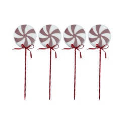 4x Candy Cane Lolly Pop...