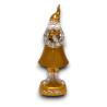 Babbo Natale con Ghirlanda - Oro - 31 Cm