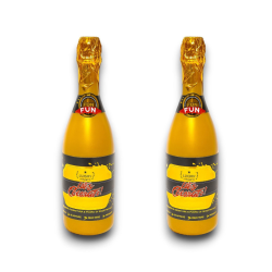2 Bottiglie Party Coriandoli Oro