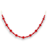 Ghirlanda con Palline - 170 cm - Rosso