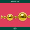 Ghirlanda con Palline - 170 cm - Oro