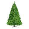 Pinetto Floccato Verde 120 cm Albero di Natale DELUXE Super FOLTO in PP+PVC | Mini Pino con 2 tipologie di rami,  Alberello di N