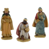 Aurora Store Tris 3 pz RE MAGI da h. 11 \ 12 cm Classica Natività Oro