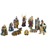 Aurora Store Natività 11 pz da h. 20 cm TRADIZIONALE con RE MAGI colori classici