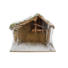 Capanna vuota con neve presepe 2 ass. 43x18x28 cm