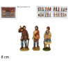 Set 24 Statue Presepe - 8 cm 