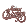 DECORAZIONE NATALIZIA ROSA MERRY CHRISTMAS  CM.15 - HX974175