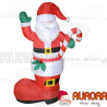 Babbo Natale Gonfiabile - Stivale - 180 cm