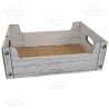 Cassetta Cesta Vassoio Bianco - 35.5x23x13 - Cartone 