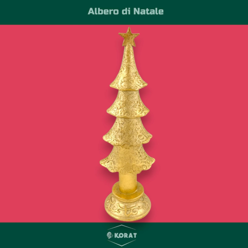 Alberello in Ceramica Decorato Oro - 29