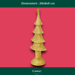 Alberello in Ceramica Decorato Oro - 29