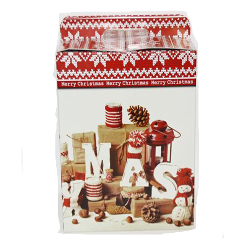 Scatola Box Panettone - 40x20x28 cm - Merry Christmas